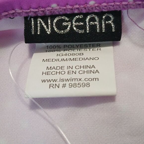 Ingear purple white polka dot bikini Sz M NWT - Picture 8 of 9